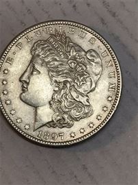 1887 Morgan Silver Dollar