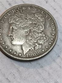 1900S Morgan Silver Dollar