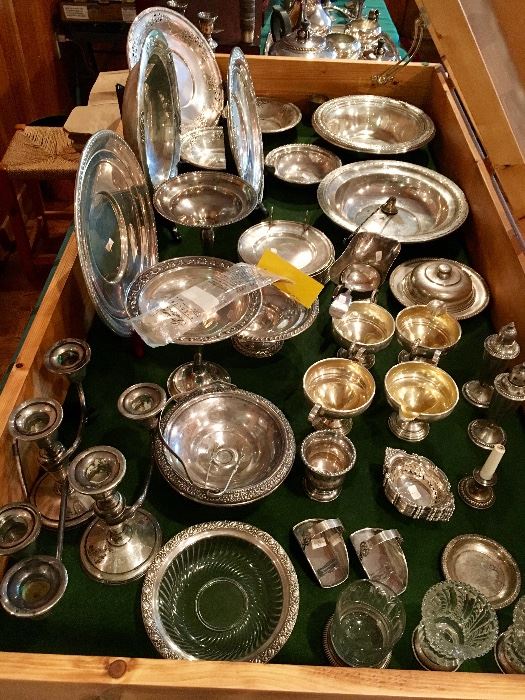 Sterling Silver serving pieces (not kept in home during off-sale hours)