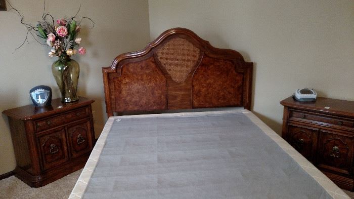 Queen Size Headboard, frame and Box Spring