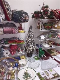 Some of the Christmas decorations 