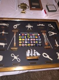 Framed - "International Code of Signals"