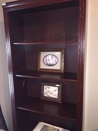 Book shelf; duck prints