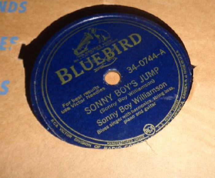 Vintage 78 Record Bluebird Label- Sonny Boy Williamson "Sonny Boy's Jump"