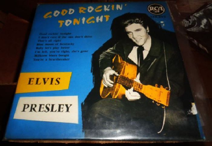 Original Elvis Presley 78 "Good Rockin' Tonight" with the Original Picture Sleeve