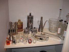 Back closet stairway  Barware