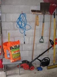 Downstairs Garage  Yard tools