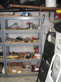Downstairs Garage  Tools, Small Ladders