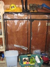 Downstairs Garage   Clear Clothes Closet