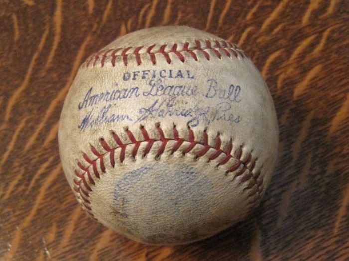 1934-1939 William Harridge Reach OAL Baseball 