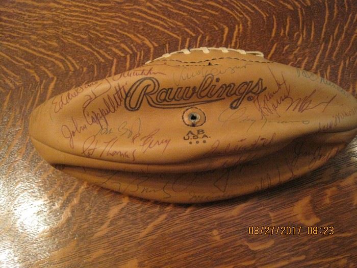 1979 Los Angeles Rams Starters Super Bowl Ball     
 See Item list for legible signatures