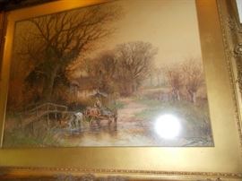 Henry Charles Fox, 1860-1929 water color