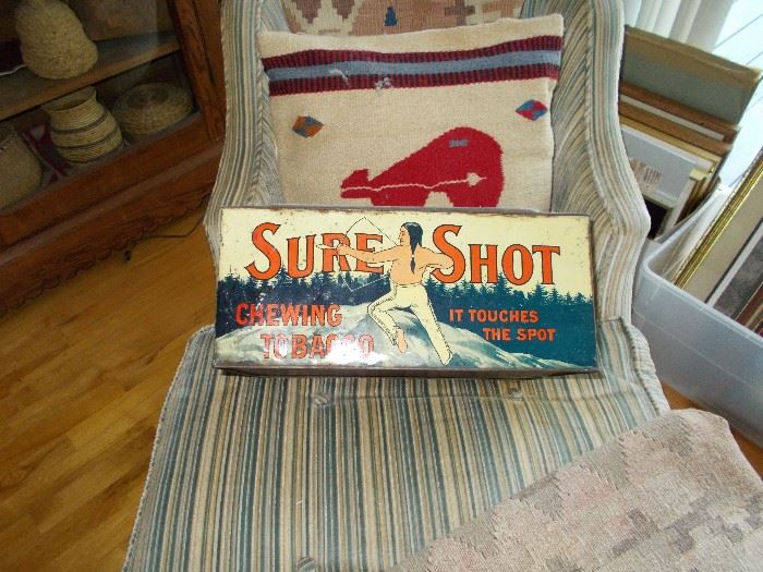 Sure Shot Large tobacco tin $360.00 