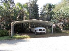 Huge canopy solid metal is being sold! You take down and move!