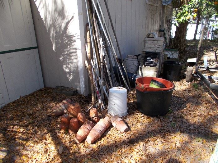 Old turpentine pots 