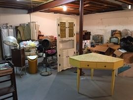 Vintage beauty salon furnishings