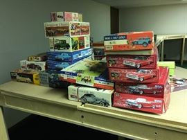 Vintage model car kits