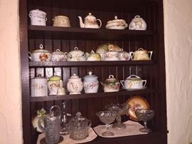 Biscuit jar collection and more fine china