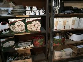 Christmas china etc
