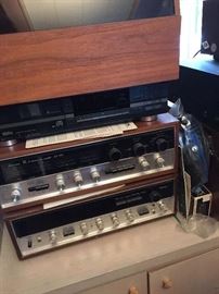 Toshiba XR-9057. Sansui QS0-800, Sansui 5000A