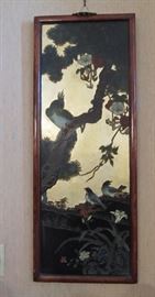 High relief Chinese framed art 