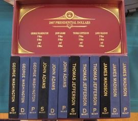 2007 Presidential Dollars All graded MS 67 or Better plus PR 69 or better.