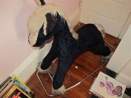 Interesting Mid-Century rocking horse