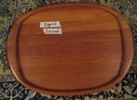 Mid-Century Danish wood tray