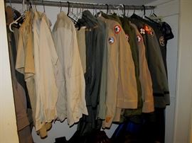 Army uniforms Korea & Vietnam