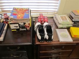 Playboy plus other adult magazines, new golf shoes, golf balls