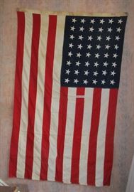 very large Army 48 star American Flag