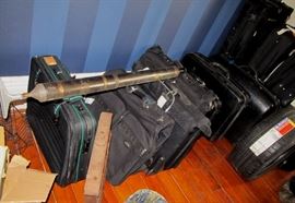 vtg hard case and soft case luggage 