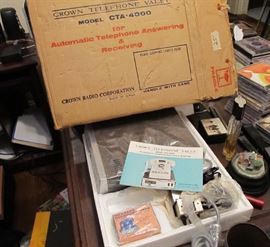 Early telephone answering machine