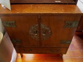 Ormolu mounted 1950's diminutive cabinet