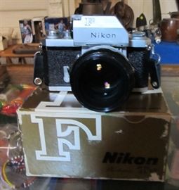1967 Nikon F Camera W/lens and original box