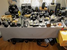 Updated Image of Vtg cameras & lenses 