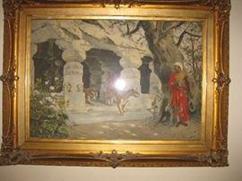 Hand tinted litho R. Ernst