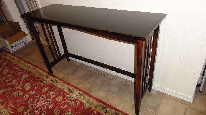 Console table - 48" W x 5-1/2" D x 30" H