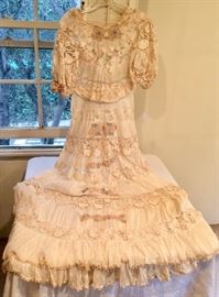 Handmade Lace Edwardian Gown