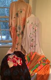 1950's, '60's Japanese Silk Kimonos, Artist-made Jacket