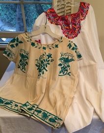 Hand Embroidered Cotton Tops from Mexico