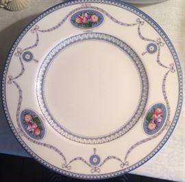 Blue Cameo, Royal Worcester Buffet Plates