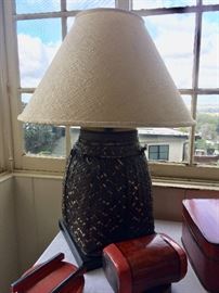"Basketry" Table Lamp