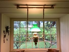 Converted Antique Fluid Lamp