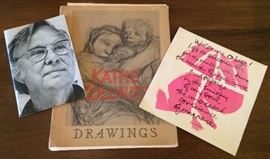 Robert Motherwell 11 prints, Kathe Kollwitz  Portfolio, Sister Corita Graduation Program (Signed)