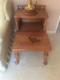 1956 Cal Shops Furn Co Maple step end table