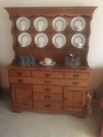 1956 Cal Shops Mapl Larger Maple hutch