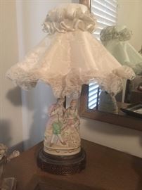 Pair of 1950's lamps