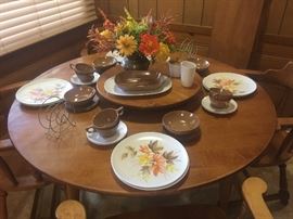 Melmac 1950's Vintage never used in the box 45 piece Plastic dinner ware.