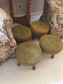 4 Foot stools Cal Shops Furn Co. 1956
